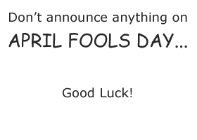 April Fools Day Tip 1